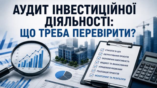 Аудит інвестиційної діяльності. Що треба перевірити?